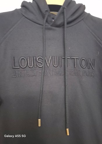 Louis Vuitton Siyah Kapüşonlu Erkek Sweatshirt - Görsel 2