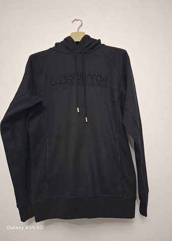 Louis Vuitton Siyah Kapüşonlu Erkek Sweatshirt - Görsel 3