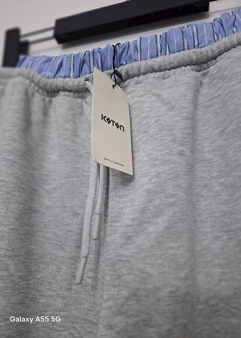 Gri Bel Bantlı Erkek Outdoor Eşofman - Görsel 3