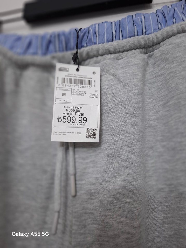 Gri Bel Bantlı Erkek Outdoor Eşofman - Görsel 2