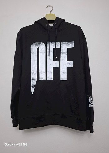 Siyah Kapüşonlu Kadın Sweatshirt - Görsel 4