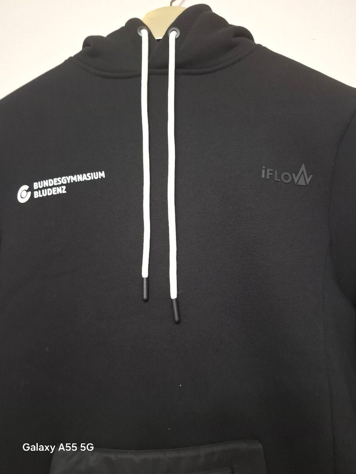 Siyah Kadın Fermuarlı Sweatshirt - Görsel 4