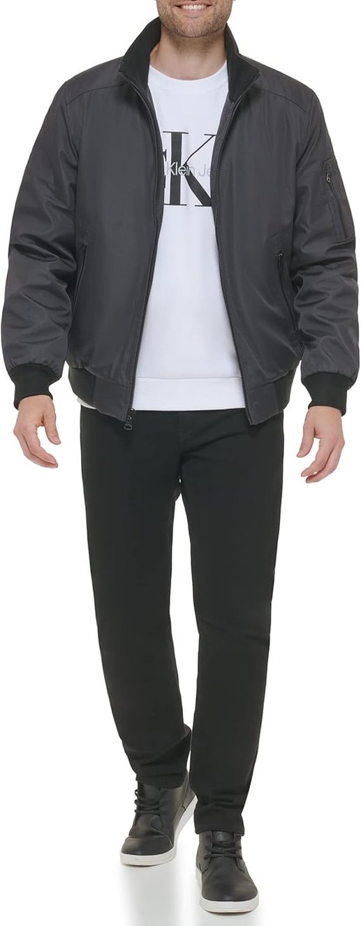 Calvin Klein L Antrasit Ceket Mont - Görsel 3