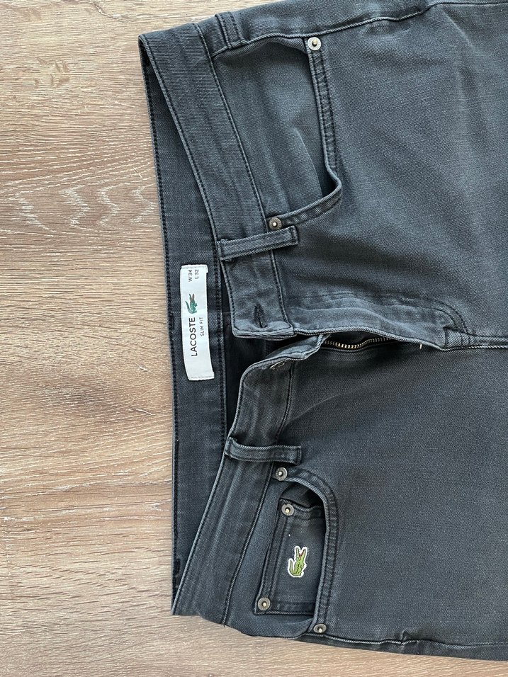 Lacoste 34 Jean Kot Pantolon Orjininal - Görsel 2