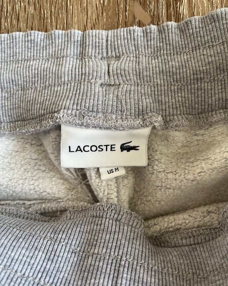 Orjinal Lacoste M Beden Gri Eşofman Altı - Görsel 5