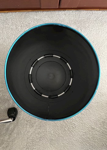 Döner Kapaklı Çöp Kovası Paslanmaz Çelik Sıfır - Görsel 3