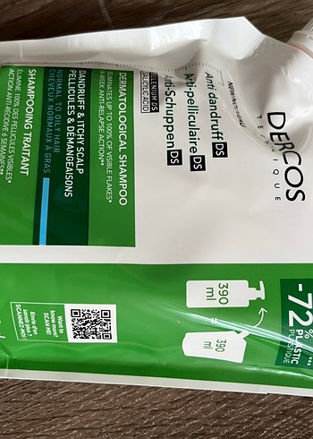 Vichy Dercos 2 adet Anti-Dandruff Şampuan 780 ml - Görsel 4
