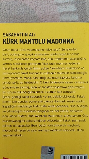  Kürk Mantolu Madonna Sabahattin Ali