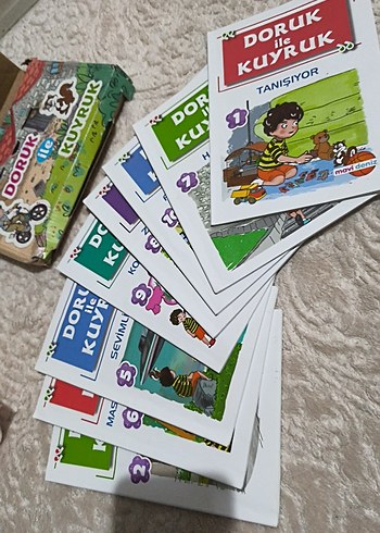 Doruk ile Kuyruk Çocuk Kitap Seti 8 adet - Görsel 2