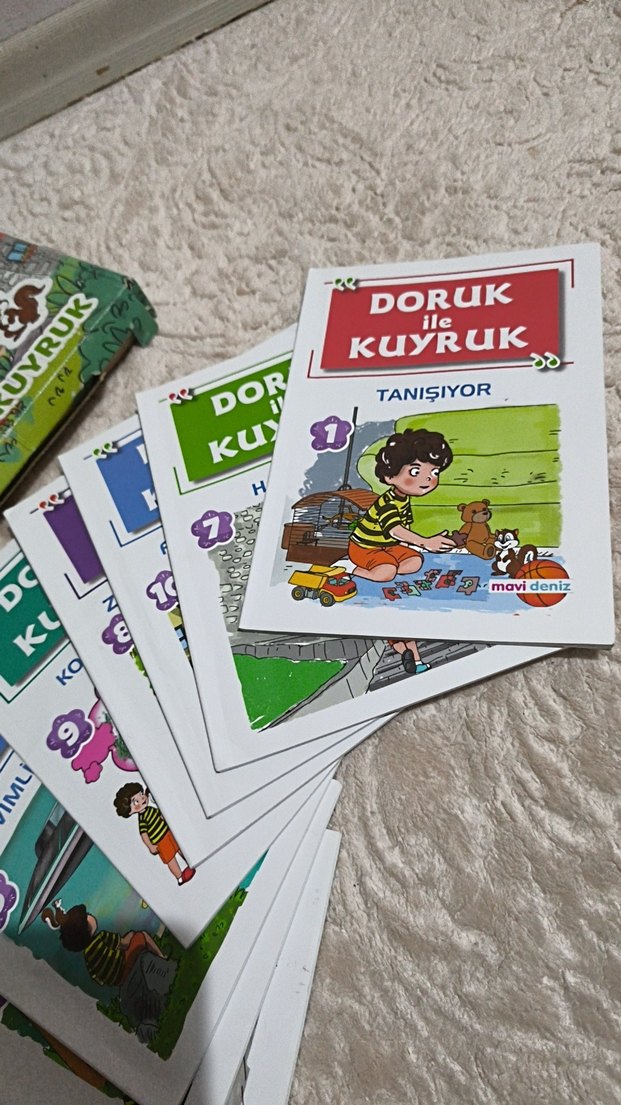 Doruk ile Kuyruk Çocuk Kitap Seti 8 adet - Görsel 3