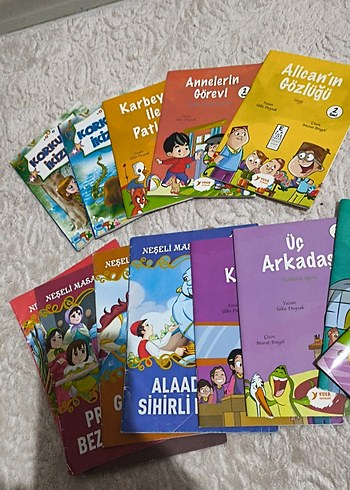 Çocuklar için renkli ve eğitici kitaplar seti13 adet - Görsel 3