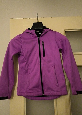 Mor Fermuarlı cocuk Ceket - Görsel 3