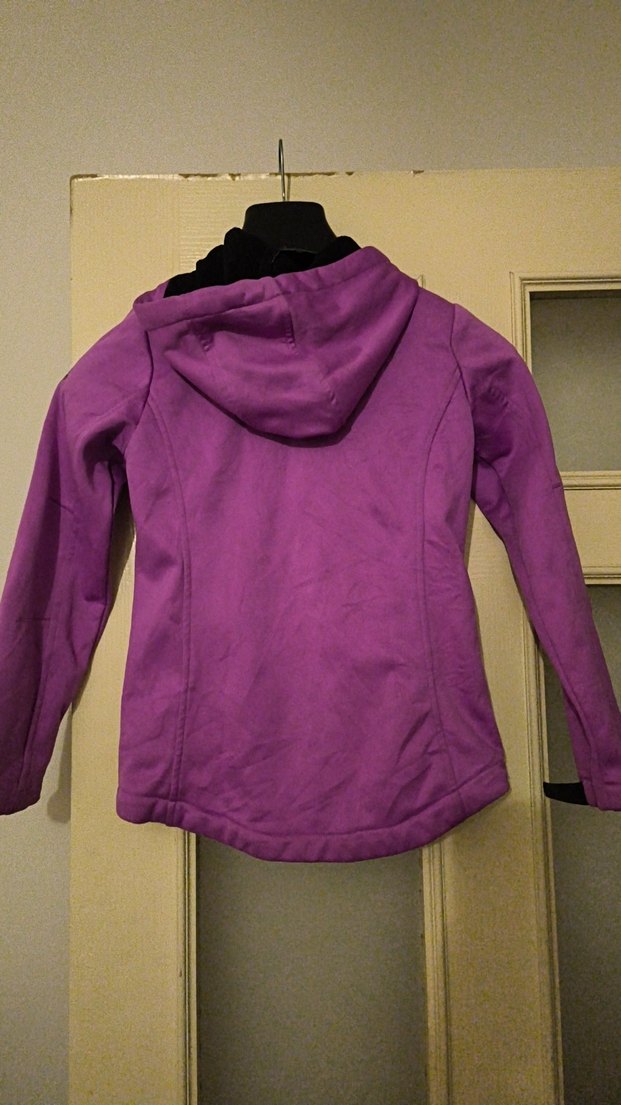 Mor Fermuarlı cocuk Ceket - Görsel 4