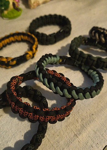 Erkek Çok Renkli Bohem Bileklik paracord - Görsel 2