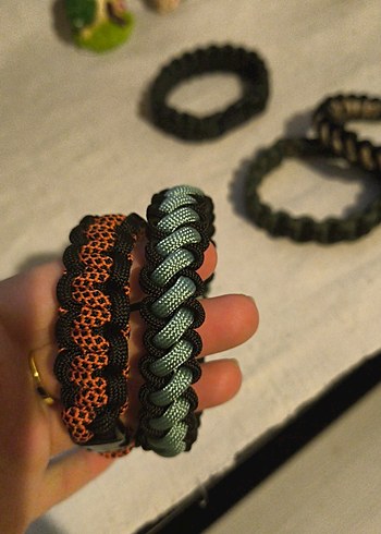 Erkek Çok Renkli Bohem Bileklik paracord - Görsel 5