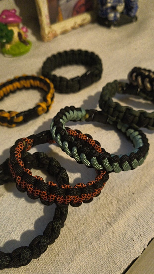 Erkek Çok Renkli Bohem Bileklik paracord - Görsel 2