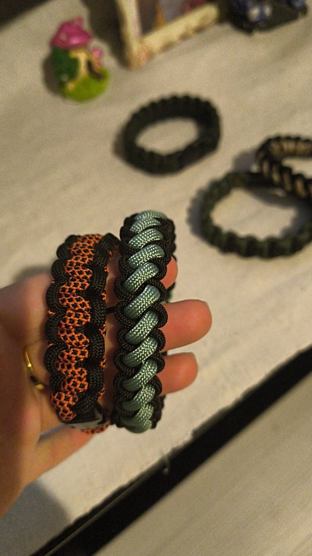 Erkek Çok Renkli Bohem Bileklik paracord - Görsel 5