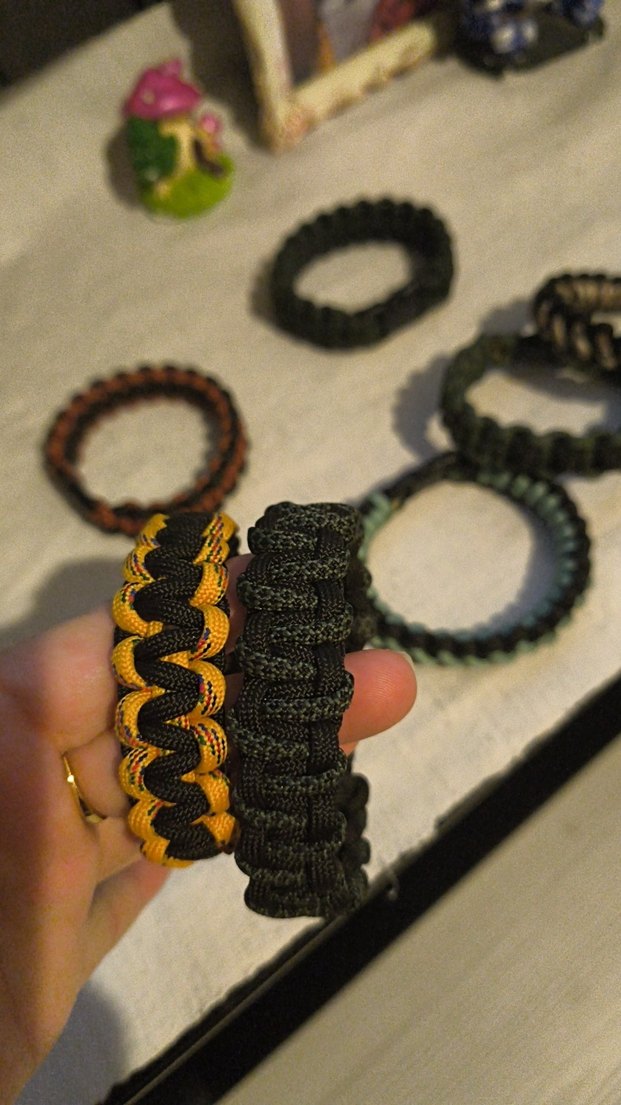 Erkek Çok Renkli Bohem Bileklik paracord - Görsel 4