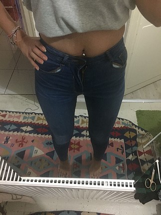 Orjinal bershka kot pantolon 
