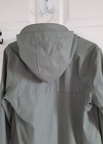 Gri Midi Erkek Yağmurluk Kemerli - Görsel 6