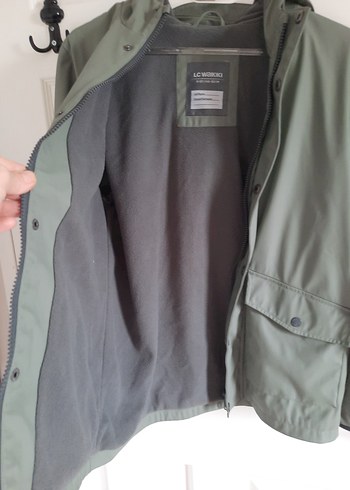 Gri Midi Erkek Yağmurluk Kemerli - Görsel 4