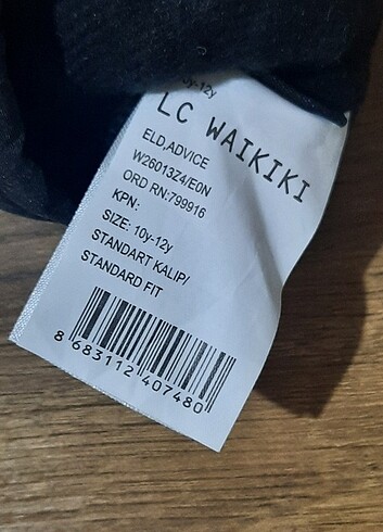 Beden siyah Renk Lc waikki eldivan
