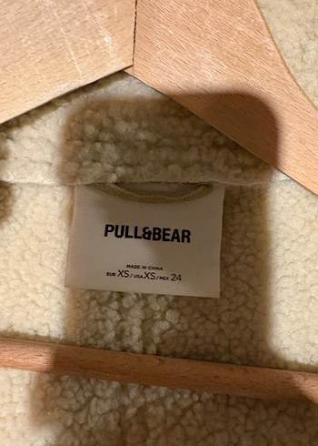 Bej Kadın Süet Kürklü Midi Kaban - Görsel 3