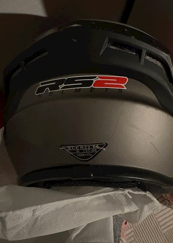 Kırmızı Parlak RS2 Biker Motosiklet Kaskı - Görsel 3