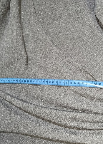 Gri Uzun Kollu Drapeli Kadın Elbise - Görsel 5