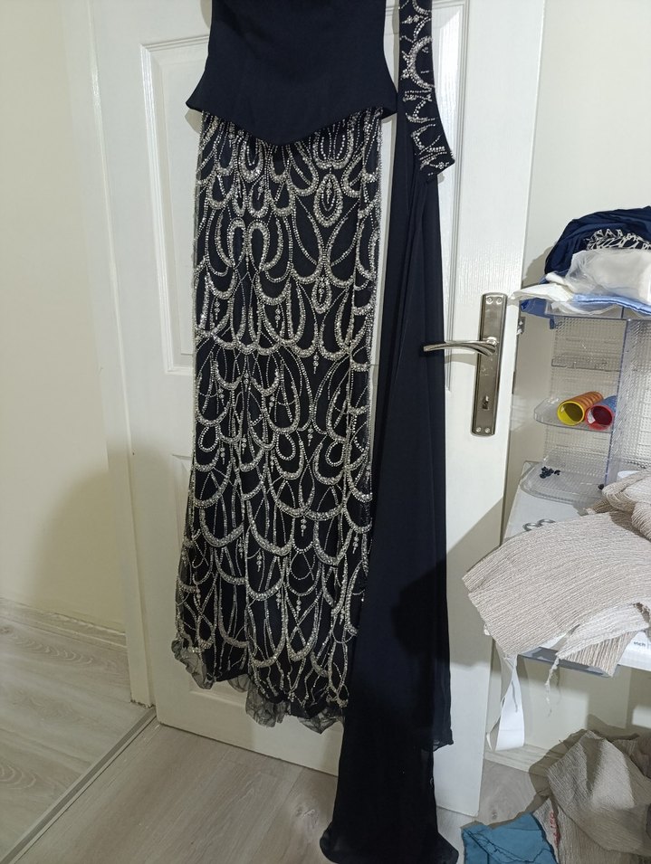 ÖZEL TASARIM TAŞLI ABİYE - Görsel 3