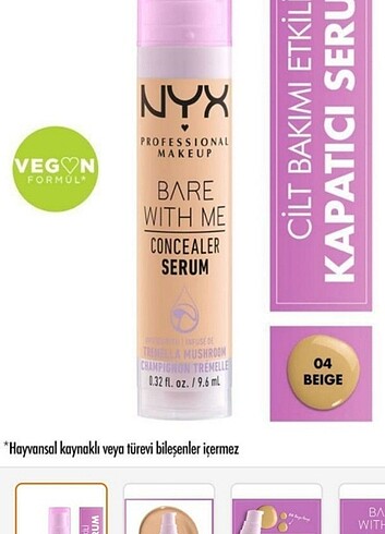 Nyx concealer+nyx fondoten ilan