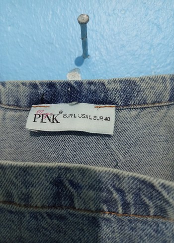 Kadın Gri Kot Midi Salopet - Görsel 7