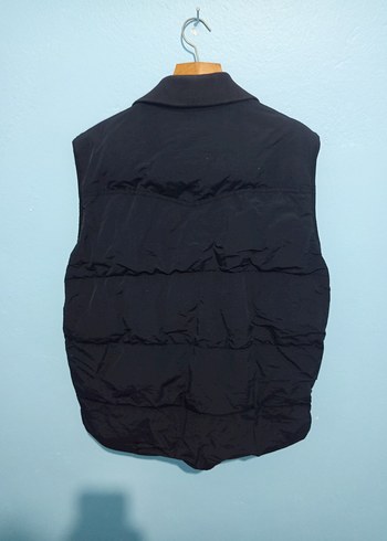 Erkek Siyah Fermuarlı Kolsuz Street Wear Yelek - Görsel 9