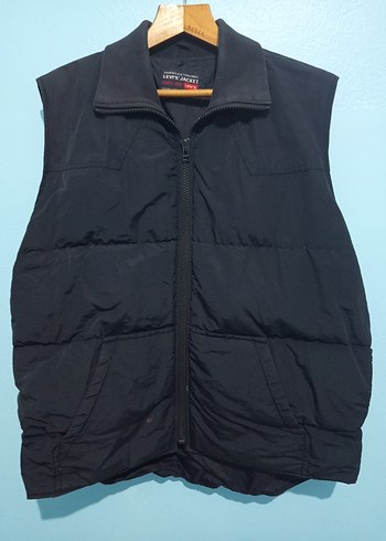 Erkek Siyah Fermuarlı Kolsuz Street Wear Yelek - Görsel 4