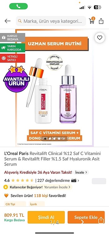 Loreal Paris Serum