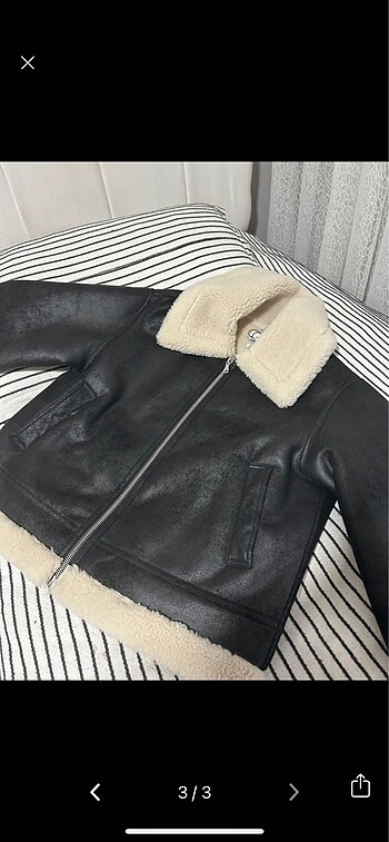 xxl Beden Mango Kürklü Biker Mont