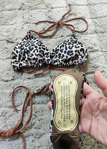 m Beden camel Renk Bikini takımı