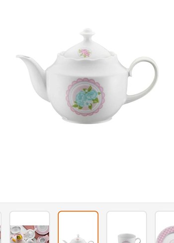 Pembe Pastel Desenli kahvaltı takımı - Görsel 5