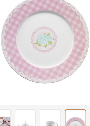 Pembe Pastel Desenli kahvaltı takımı - Görsel 4