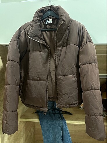 H&M Hm crop şişme mont
