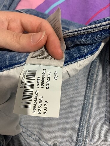 30 Beden mavi Renk Erkek mavi jean