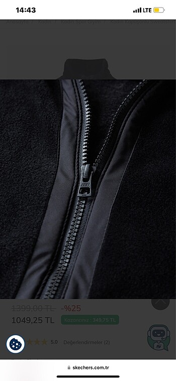 s Beden Skechers bayan zip polar