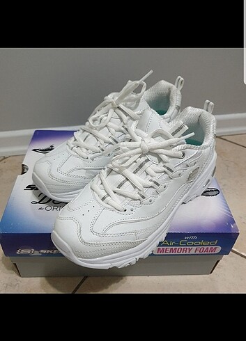 38 Beden beyaz Renk Skechers D'Lites Spor Ayakkabı