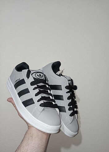 37 Beden gri Renk Adidas Campus A kalite