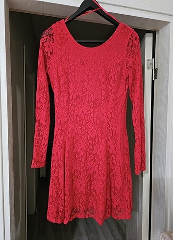H&M Abiye Dantel elbise