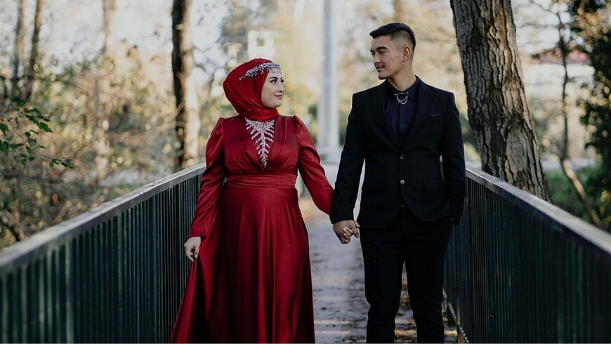 Önü payetli Abiye