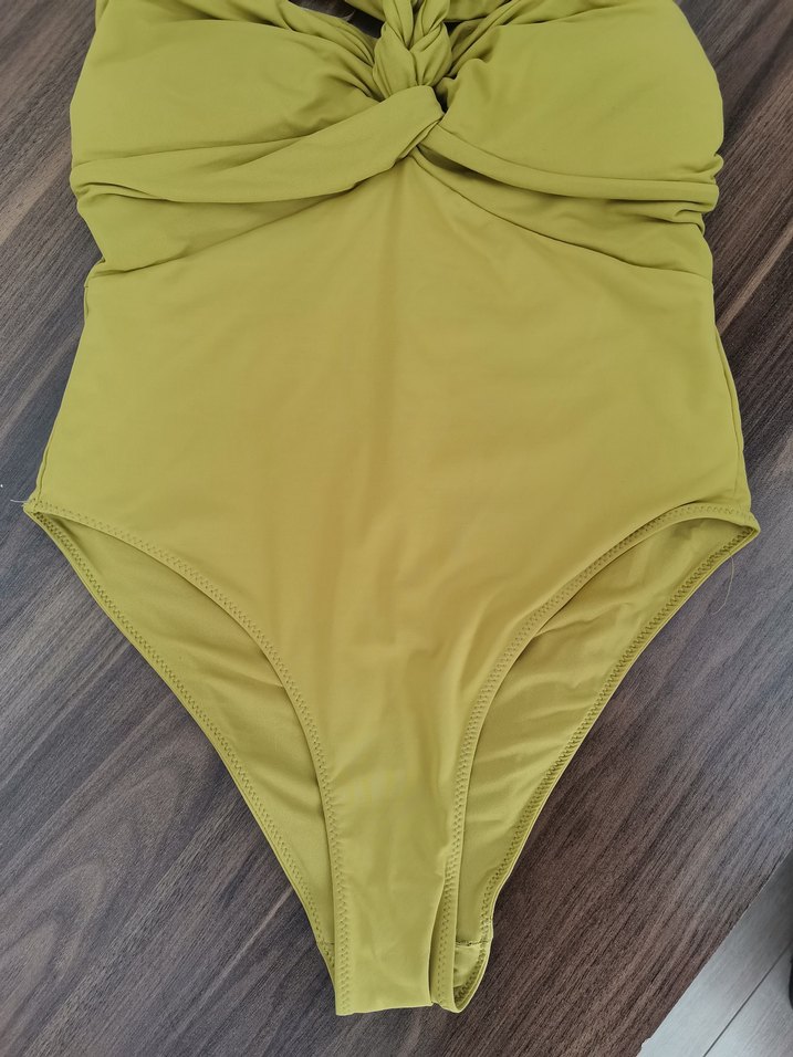 Zara yağ yeşili mayo - Görsel 2