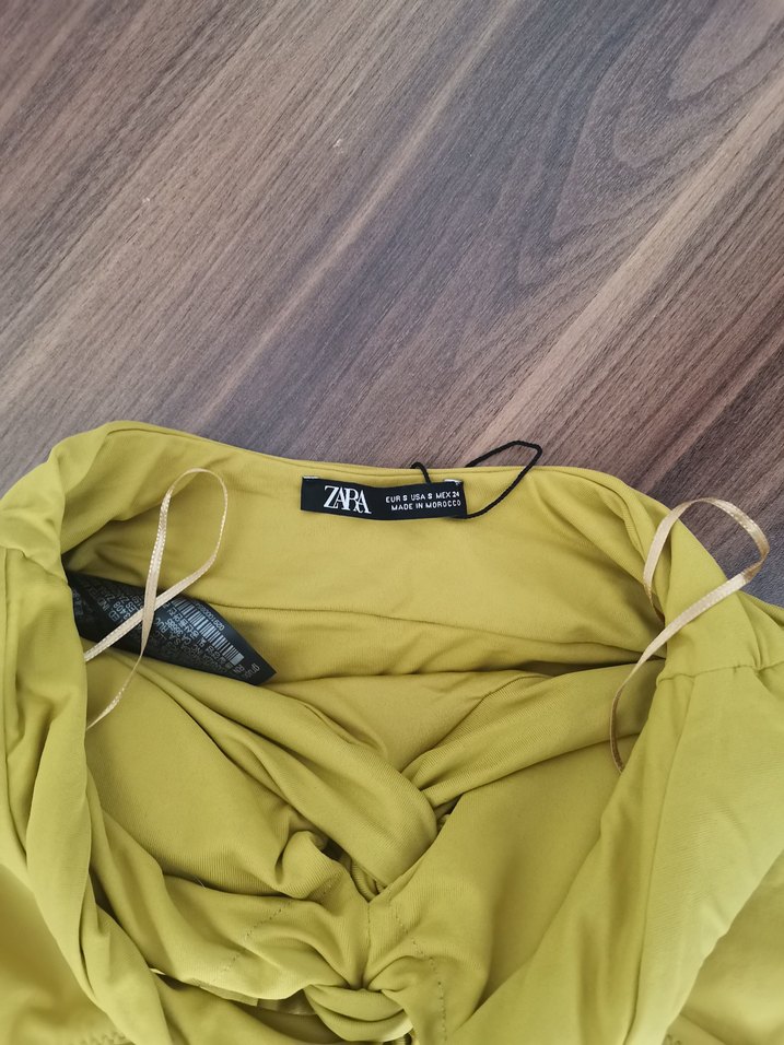 Zara yağ yeşili mayo - Görsel 3