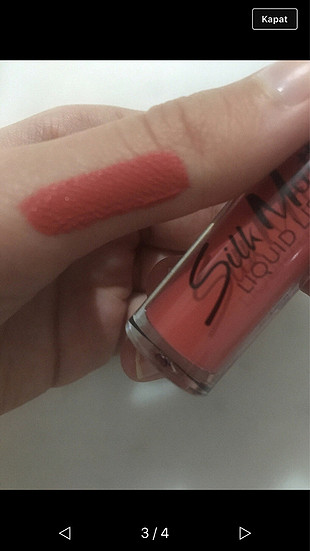 xs Beden Flormar silk matte 03 likit mat ruj