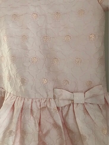 jacadi Jacadi Paris toz pembe elbise